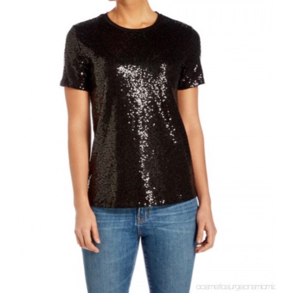 DKNY Sequins tee - Picture 2 of 7